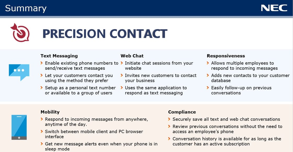 Our client response on this product was so good last month, we're highlighting it again! Precision Contact!